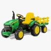 Legetøj Til Børn På 0-10 År|Elbiler & -Køretøjer|PegPerego PegPérego John Deere Ground Traktor, Grøn