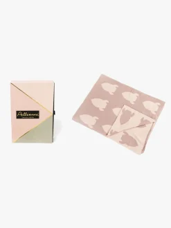 Interiør|PelliAnni Strikket Tæppe, Lyserød