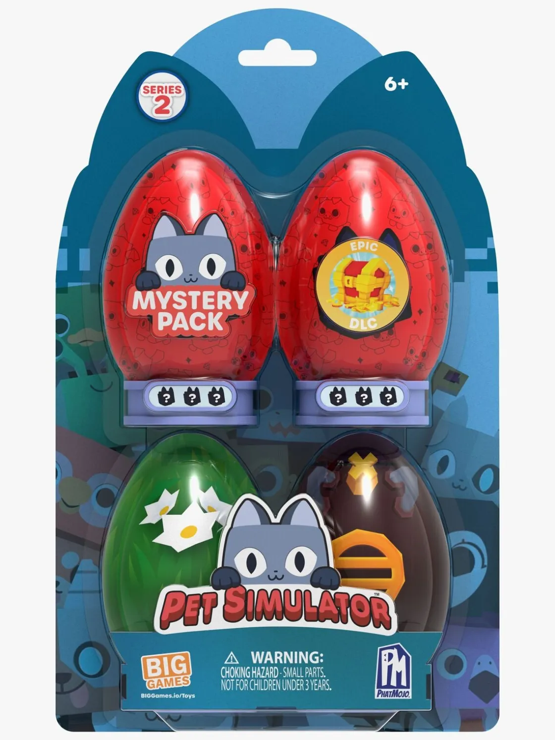 Legetøjsfigurer|Pet Simulator Core Mystery Pack Figursæt Series 2 4-pak