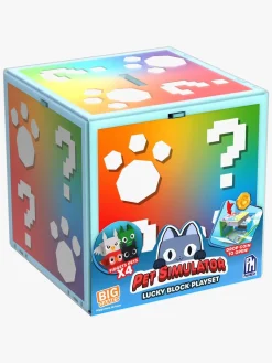 Legetøjsfigurer|Pet Simulator Lucky Block Figursæt Series 2 4-pak