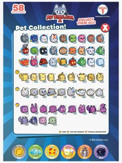 Legetøjsfigurer|Pet Simulator X Ultimate Bundle Red Treasure Chest Legesæt Series 1