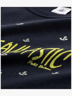 Overdele|PetitBateau Petit Bateau T-shirt, Marine