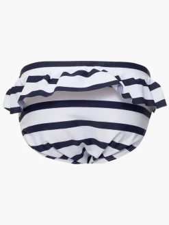 Børn PetitCrabe Uv & Strand-Petit Crabe Zoe Bikinitrusser 3-pak, Blå/Hvid