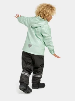 Børn PetiteCherieAtelier Regntøj-Petite Cherie Atelier Chantel Foret Regnsæt, Harbour Grey