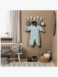 Børn PetiteCherieAtelier Tilbehør|Vintertøj-Petite Chérie Atelier Agnes Hue Og Vanter, Grey