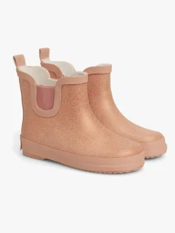 Gummistøvler|PetiteCherieAtelier Petite Chérie Atelier Alicia Gummistøvler, Glitter Mellow Pink Lyserød