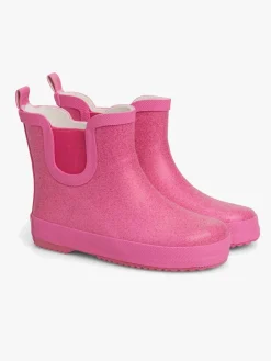 Gummistøvler|PetiteCherieAtelier Petite Chérie Atelier Alicia Gummistøvler, Glitter Ibis Rose Lyserød