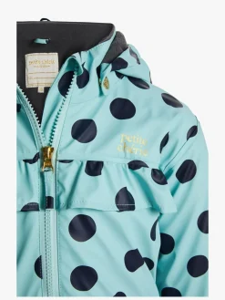 Regntøj|PetiteCherieAtelier Petite Chérie Atelier Aline Foret Regnsæt, Dots Icy Morn Blå