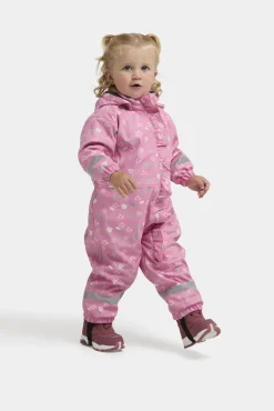 Regntøj|PetiteCherieAtelier Petite Chérie Atelier Ally Foret Regndragt, Flowers Satchet Pink Grøn/Lyserød/Hvid