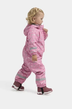 Regntøj|PetiteCherieAtelier Petite Chérie Atelier Ally Foret Regndragt, Flowers Satchet Pink Grøn/Lyserød/Hvid