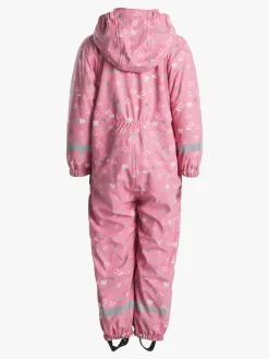 Regntøj|PetiteCherieAtelier Petite Chérie Atelier Ally Foret Regndragt, Flowers Satchet Pink Grøn/Lyserød/Hvid