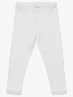 Børn PetiteCherieAtelier Underdele-Petite Chérie Atelier Amandine Leggings 2-Pak, Pink/White