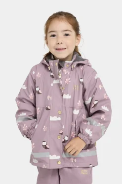 Regntøj|PetiteCherieAtelier Petite Chérie Atelier Amira Foret Regnsæt, Elderberry Lilla/Brun/Hvid