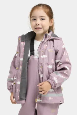 Regntøj|PetiteCherieAtelier Petite Chérie Atelier Amira Foret Regnsæt, Elderberry Lilla/Brun/Hvid