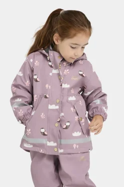 Regntøj|PetiteCherieAtelier Petite Chérie Atelier Amira Foret Regnsæt, Elderberry Lilla/Brun/Hvid