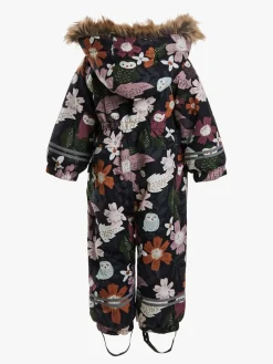 Børn PetiteCherieAtelier Flyverdragter|Overtøj-Petite Chérie Atelier Amour Babyflyverdragt, Winterowl Phantom