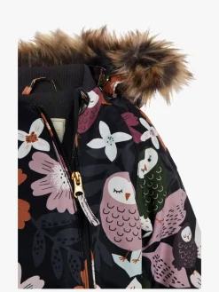 Børn PetiteCherieAtelier Flyverdragter|Overtøj-Petite Chérie Atelier Amour Babyflyverdragt, Winterowl Phantom