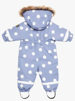 Flyverdragter|PetiteCherieAtelier Petite Chérie Atelier Amour Babyflyverdragt, Dots Country Blue Blå/Hvid