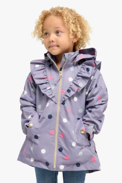 Overtøj|PetiteCherieAtelier Petite Chérie Atelier Astrid Skaljakke, Dots Lavender Gray Lilla/Lyserød/Blå