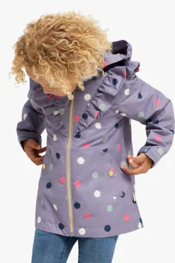 Overtøj|PetiteCherieAtelier Petite Chérie Atelier Astrid Skaljakke, Dots Lavender Gray Lilla/Lyserød/Blå