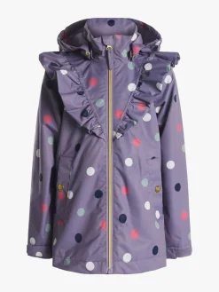 Overtøj|PetiteCherieAtelier Petite Chérie Atelier Astrid Skaljakke, Dots Lavender Gray Lilla/Lyserød/Blå