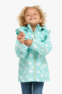 Overtøj|PetiteCherieAtelier Petite Chérie Atelier Astrid Skaljakke, Daisy Turquoise Blå/Hvid