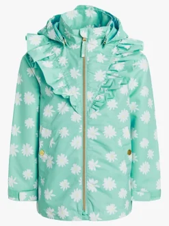 Overtøj|PetiteCherieAtelier Petite Chérie Atelier Astrid Skaljakke, Daisy Turquoise Blå/Hvid