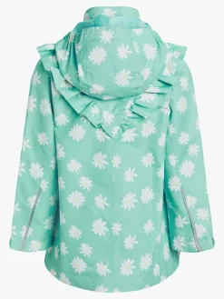 Overtøj|PetiteCherieAtelier Petite Chérie Atelier Astrid Skaljakke, Daisy Turquoise Blå/Hvid