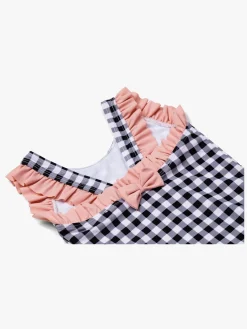 Uv & Strand|PetiteCherieAtelier Petite Chérie Atelier Bonnie Badedragt, Phantom Blå/Hvid