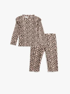 Uv & Strand|PetiteCherieAtelier Petite Chérie Atelier Cecina UV-Sæt, Leo Beige/Brun/Sort