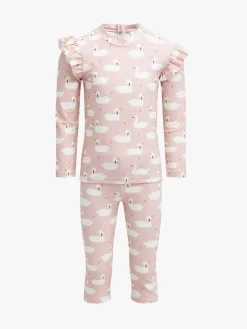 Børn PetiteCherieAtelier Uv & Strand-Petite Chérie Atelier Cecina UV-Sæt, Swan