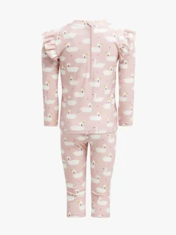 Børn PetiteCherieAtelier Uv & Strand-Petite Chérie Atelier Cecina UV-Sæt, Swan