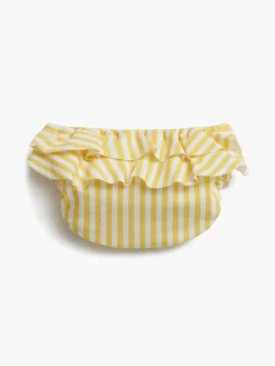 Uv & Strand|PetiteCherieAtelier Petite Chérie Atelier Cholette UV-Badeble, Yellow Stripe Gul/Hvid
