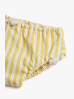 Uv & Strand|PetiteCherieAtelier Petite Chérie Atelier Cholette UV-Badeble, Yellow Stripe Gul/Hvid