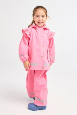 Regntøj|PetiteCherieAtelier Petite Chérie Atelier Claire Regnsæt, Flowering Ginger Lyserød