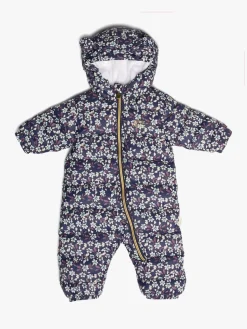 Flyverdragter|Overtøj|PetiteCherieAtelier Petite Chérie Atelier Elise Køredragt, Peacoat Flower Blå/Hvid