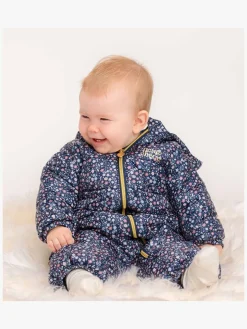 Flyverdragter|Overtøj|PetiteCherieAtelier Petite Chérie Atelier Elise Køredragt, Navy Flower Blå/Flerfarvet