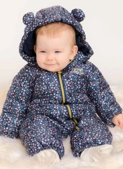 Flyverdragter|Overtøj|PetiteCherieAtelier Petite Chérie Atelier Elise Køredragt, Navy Flower Blå/Flerfarvet