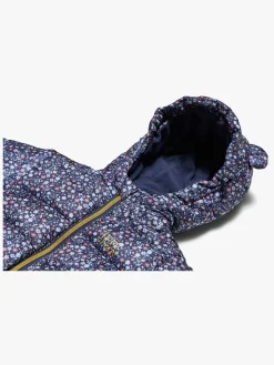 Flyverdragter|Overtøj|PetiteCherieAtelier Petite Chérie Atelier Elise Køredragt, Navy Flower Blå/Flerfarvet