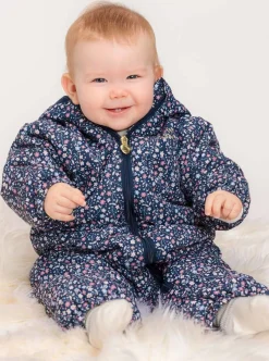 Flyverdragter|PetiteCherieAtelier Petite Chérie Atelier Gisele Køredragt, Navy Small Flower Blå/Flerfarvet