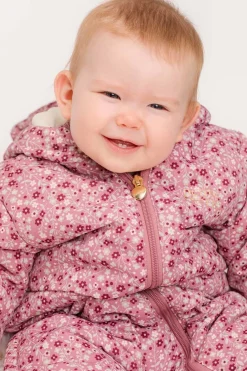 Børn PetiteCherieAtelier Flyverdragter|Overtøj-Petite Chérie Atelier Gisele Køredragt, Pink Small Flower