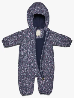 Overtøj|PetiteCherieAtelier Petite Chérie Atelier Gisele Køredragt, Navy Small Flower Blå/Flerfarvet