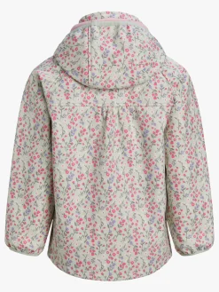 Overtøj|PetiteCherieAtelier Petite Chérie Atelier Jade Softshelljakke, Flowers Grøn/Lyserød