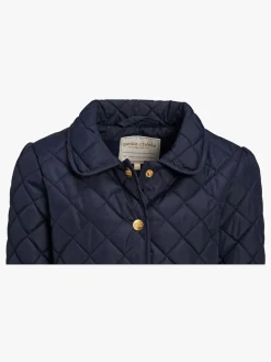 Overtøj|PetiteCherieAtelier Petite Chérie Atelier Jolie Quiltet Jakke, Night Sky Blå