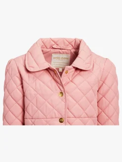 Overtøj|PetiteCherieAtelier Petite Chérie Atelier Jolie Quiltet Jakke, Blush Lyserød