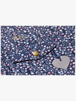 Vintertøj|PetiteCherieAtelier Petite Chérie Atelier Lola Jakke, Navy Small Flower Blå/Flerfarvet