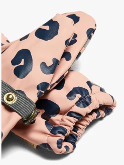 Børn PetiteCherieAtelier Regntøj|Tilbehør-Petite Chérie Atelier Lyon Regnhat & Forede Vanter, Leo Mellow Rose