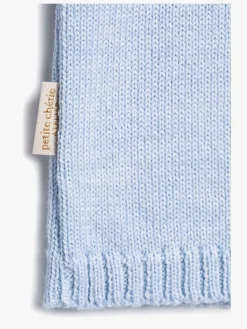 Uldtøj|Overdele|PetiteCherieAtelier Petite Chérie Atelier Margit Babytrøje, Light Blue/Dusty Blue