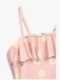 Uv & Strand|PetiteCherieAtelier Petite Chérie Atelier Nathalie UV-Badedragt, Pink Daisy Lyserød