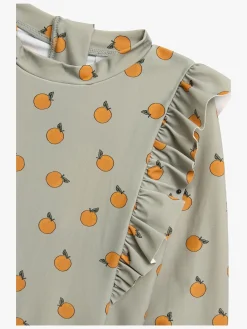 Uv & Strand|PetiteCherieAtelier Petite Chérie Atelier Novalie UV-Dragt, Oranges Grøn/Orange